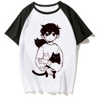 Omori เสื้อยืดผู้หญิงกราฟิกฤดูร้อนเสื้อยืดตลกเสื้อผ้าการ์ตูน