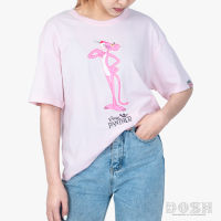 DOSH WOMENS CROPPED T-SHIRTS PINK PANTHER เสื้อยืดทรงครอปหลวม ผู้หญิง DPPWT1003-PI