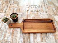 TACTEAM เขียง ถาดอาหาร ไม้จามจุรี เคลือบ food-grade (Size S) สามารถใช้เป็นเขียงหรือถาดอาหารได้อย่างเก๋ๆ ไม้เคลือบสุดคลาสสิคนี้ใช้งานได้เป็นอย่างดี สามารถนำไปล้างน้ำได้ตามปกติ  ผลิตและจัดจำหน่ายโดย... TACTEAM ‪#‎woodwork‬