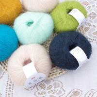 Hot sell 25g/Ball Mohair Yarn Crochet Wool Thread For Knitting Sweater Scarf Shawl Socks Soft Baby Hand Knitting Yarn