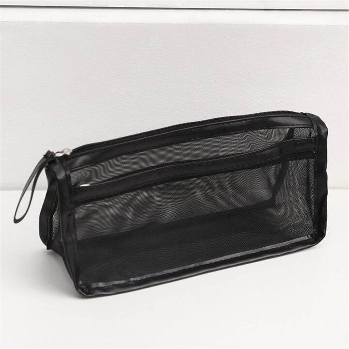 black-pencil-bag-zipper-pencil-case-pencil-bag-stationery-large-capacity-pencil-bag-school-supplies