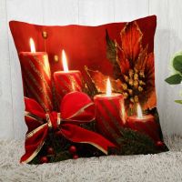 【hot】◕♤┇ Custom Cases Candles Pillowcase Zippered Cover 40x40cm45x45cm(One Side)