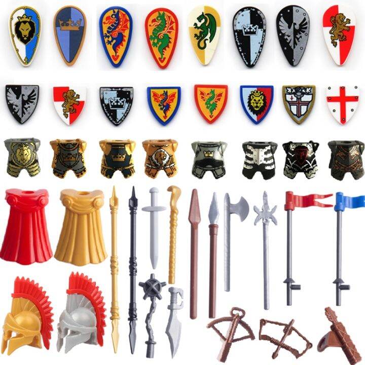 Medieval Weapons Sword Helmets Shield Bow Arms Building Blocks Rome ...