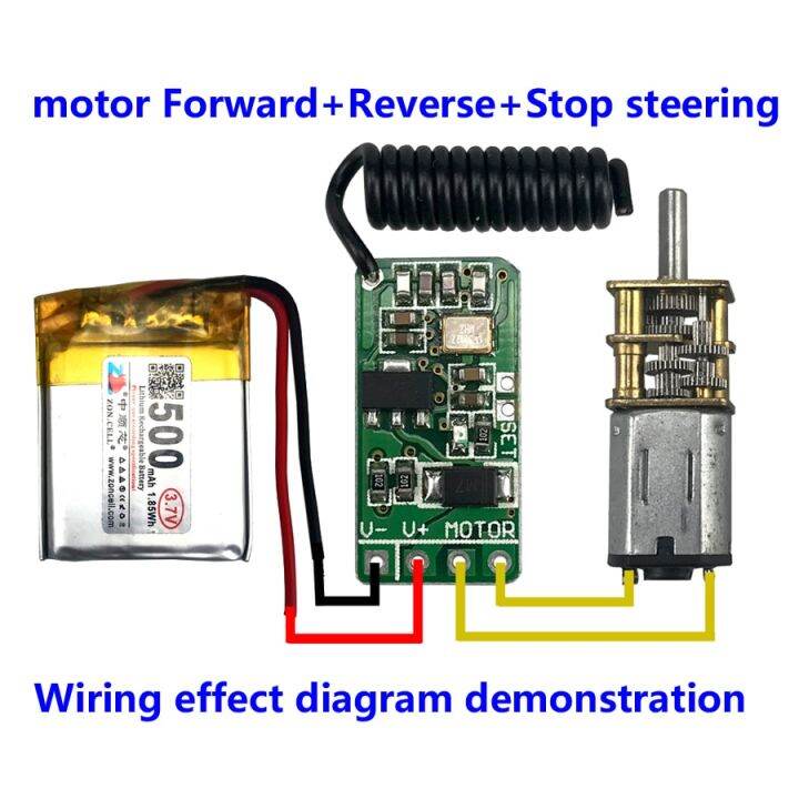 3-7v-4-5v-9v-12v-motor-forward-reverse-steering-controller-module-wireless-remote-control-switch-433mhz-rf-transmitter-receiver