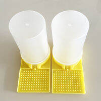 6PCS Honey Bee Feeder พลาสติก500Ml ความจุ Beekeeping Suger รดน้ำ Hive Entrance ขวดนม Anti Drowning โปร่งใส