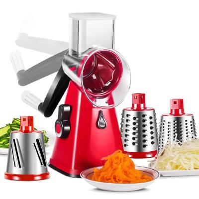 Manual Vegetable Cutter Slicer Multifunctional Round Rotate Mandoline Slicer Potato Cheese Kitchen Gadgets Kitchen Accessories