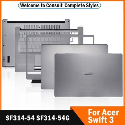 Newprodectscoming New Laptop LCD Back Cover/Front Bezel/Palmrest/Bottom Case For Acer Swift 3 SF314-54 SF314-54G Laptop Housing Top A Case Gray