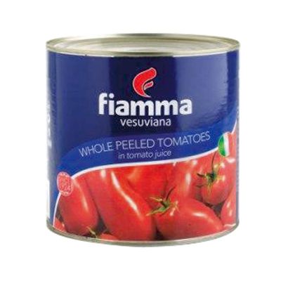สินค้ามาใหม่! ไฟมมา วีสุเวียนา มะเขือเทศปอกเปลือกในน้ำมะเขือเทศ 2.55 กก. Fiamma Vesuviana Whole Peeled Tomatoes in Tomato Juice 2.55 kg ล็อตใหม่มาล่าสุด สินค้าสด มีเก็บเงินปลายทาง