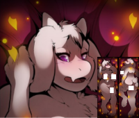 Anime Toriel Undertale Furry ปลอกหมอนร่างกายขนาดสองด้าน