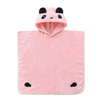 Little Monster Cartoon Children Animal Pure Cotton Bathrobe Bath Towel A-class Baby Holiday Shawl Nightgown