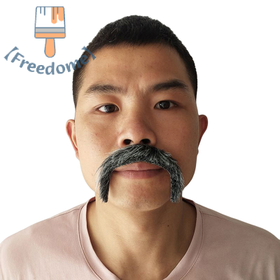 【Freedome】 เครื่องแต่งกายตลกโจรสลัดปาร์ตี้หนวดคอสเพลย์ปลอมหนวดเคราสำหรับเด็กผู้ใหญ่ฮาโลวีนตกแต่งปาร์ตี้