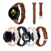 20มิลลิเมตร22มิลลิเมตรสายหนังสำหรับ Samsung Watch 4 5 40มิลลิเมตร44มิลลิเมตรสร้อยข้อมือสำหรับ Samsung Galaxy Watch 5 Pro คลาสสิก42มิลลิเมตร46ที่ใช้งาน2วง