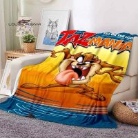 taz mania Flannel Throw blanket Children and adults Gift Fashion Cool Cartoon Fluffy Fleece blanket for Bed Sofa Travel Camping