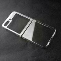 For Samsung Galaxy Z Flip 5 Case Transparent Folding Ultra Thin Shockproof Back Cover For Samsung Z Flip5 Case L6O3