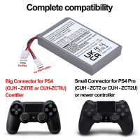 【In Stock】 iwhdbm 2ปลั๊ก2000MAh LIP1522/KCR1410สำหรับ PS4 PS4 Pro 4 V1 V2 Wireless Controller CUH-ZCT1E CUH-ZCT2