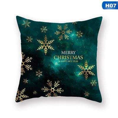 Christmas Pillow Covers Decorative Pillow Covers 45*45CM Velvet Green Throw Pillow Covers Xmas Holiday Pillow Covers Christmas Pillowcase Velvet:Home Stamp; Bedroom；living Room