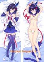 Dakimakura อะนิเมะปลอกหมอน Honkai ผลกระทบ 2 ด้านขนาดชีวิตพิมพ์ร่างกายปลอกหมอนของขวัญสามารถปรับแต่ง