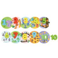 Tooky Number Puzzle Wooden Toys