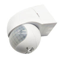 AC 110-240โวลต์180องศา Motion Sensor แสงอัตโนมัติอินฟราเรดเซ็นเซอร์ PIR หมุนกลางแจ้งจับเวลาสวิตช์ไฟตรวจจับการเคลื่อนไหว