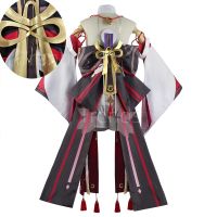 Genshin Impact Yae Miko Cosplay Costume Guuji Yae Fancy Outfits Guuji Full Set Guuji Yae Dress Wig Headwear Ears Tail Game Suit