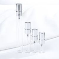 10pcs/Lot 2/3/5/10ml Mini Clear Glass Spray Atomizer Perfume Bottle Empty Parfum Sample With Aluminum Cap Tralve Bottle Vials