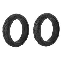 2Pcs 8 Inch Front Scooter Solid Tire Tyre Wheel for Xiaomi Ninebot Es1 Es2 Electric Scooter Kickscooter Skateboard Tires