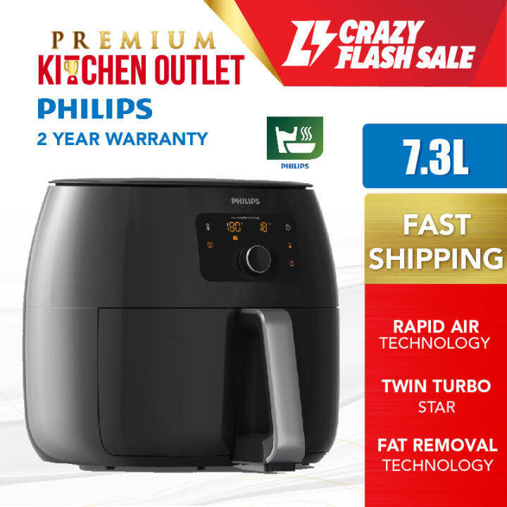 Philips Avance Collection Air Fryer XXL 7.3L Twin Turbo Star Rapid
