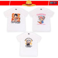 【Hot】 วันพีซ เสื้อยืดลายการ์ตูน ลิขสิทธิ์ One Piece - White T-shirt Collection 11 (No.11107651) S-3XL แฟชั่นแขนสั้นผ้าฝ้าย