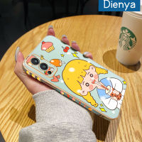 เคส Dienya สำหรับ Oneplus Nord 2 5G เคสชานมการ์ตูนเด็กผู้หญิงใหม่กรอบตารางพื้นผิวชุบซิลิก้าเจลนิ่มกันกระแทกเคสมือถือรวมเลนส์กล้องถ่ายรูปฝาครอบป้องกัน