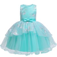 Baby Girls Christmas Party Tutu Dress Girls Wedding Princess Ball Gown Brithday Dresses Children Clothes Kids Clothing New Year Dresses