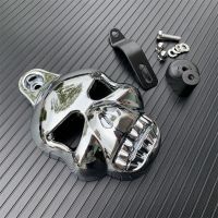 Motorcycle Skull Horn Cover For Harley Sportster 883 1200 Softail Dyna Fat Bob Electra Glide Tou Road King