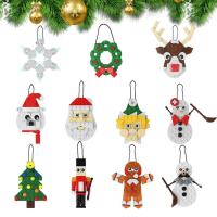 Christmas Home Decor Building Kit 11pcs Building Toys Christmas Tree Ornaments Party Supplies Decorative Pendants Birthday Gifts trusted