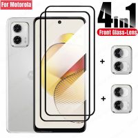 แก้วสำหรับ Motorola Moto G73 G72 G32 G22 G42 G13 G82 G62 G53 G23ป้องกันหน้าจอกระจกกล้องกลับเลนส์ฟิล์ม