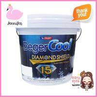 สีน้ำทาภายนอก BEGER COOL DIAMONDSHIELD 15 BASE C กึ่งเงา 2.5 แกลลอนWATER-BASED EXTERIOR PAINT BEGER COOL DIAMONDSHIELD 15 BASE C SEMI-GLOSS 2.5GAL **สามารถออกใบกำกับภาษีได้ค่ะ**