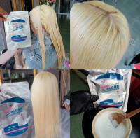 ผงฟอกสีผม ควิกบลอนด์ สตาร์ลิสต์ Star List Quik Blond 420g ฟอกขาวได้ระดับ8 เนื้อวิปครีม ไม่ฟุ้งกระจาย