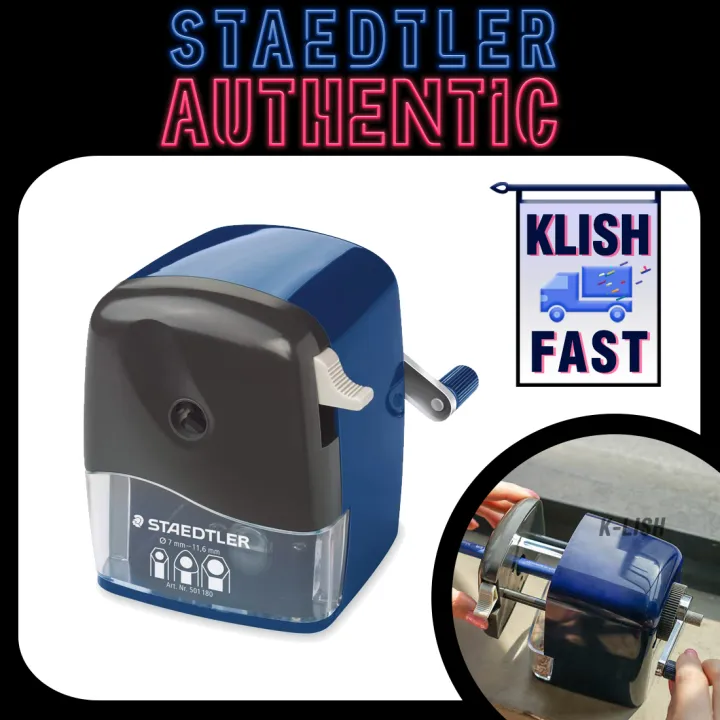 ♥Staedtler♥ Mars Mechanical Hand Crank Sharpener 501 180, Rotary Desk