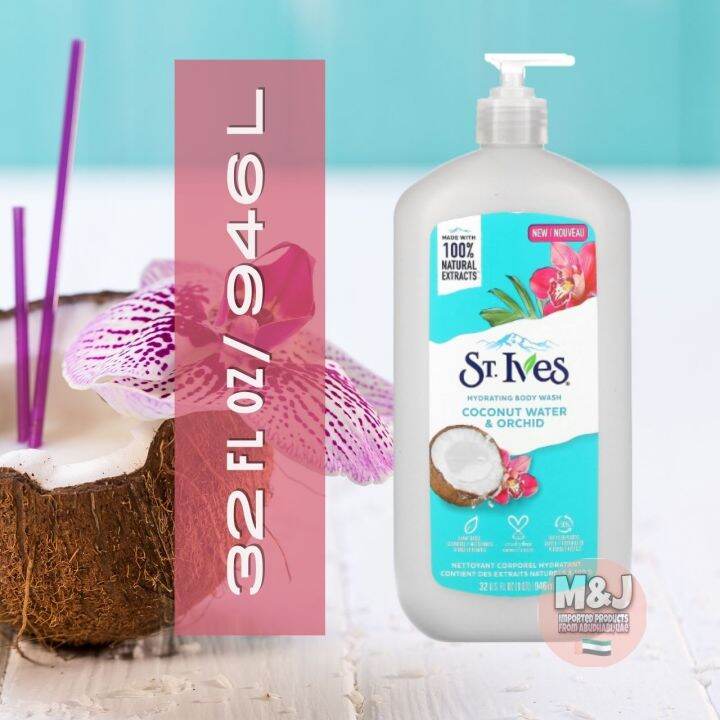St Ives Body wash Cocoa and Orchid Pump 32oz Lazada PH