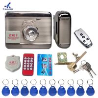 【LZ】 Electronic Door Lock com desbloqueio remoto Smart RFID Card Home Security System Kit Access Control System 1000 Usuários