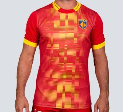 Shirt S-M-L-XL-XXL-3XL-4XL-5XL Perpignan [hot]2021/22 Rugby size Home Jersey