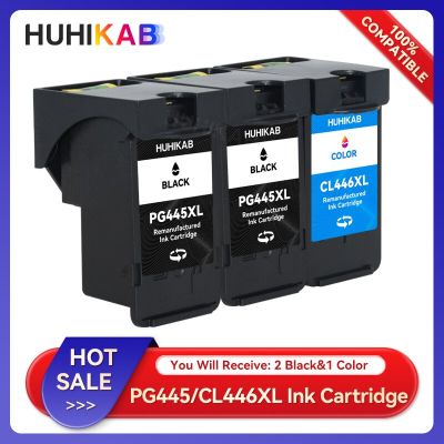 HUHIKAB PG 445 CL 446 PG-445 CL-446 XL Ink Cartridge For Canon PG445 CL446 For Canon PIXMA MX494 MG2440 MG2940 MG2540 MG2540S