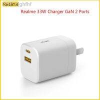 Hjghfhf RTX2145 Realme 33W Dart Charger GaN 2พอร์ตสำหรับ10 9 V25 Q5i V23