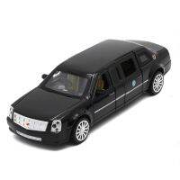 [AhQ ornaments] 18ซม. Diecast Presidential Limousine Scale ของเล่นโลหะรถคอลเลกชันสำหรับเด็ก6ประตูแบบเปิดได้