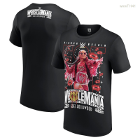 2023 NEW Bianca Bellair Est of Wrestlemania 39 Black Printed T-shirt, Men Size：s-5xl