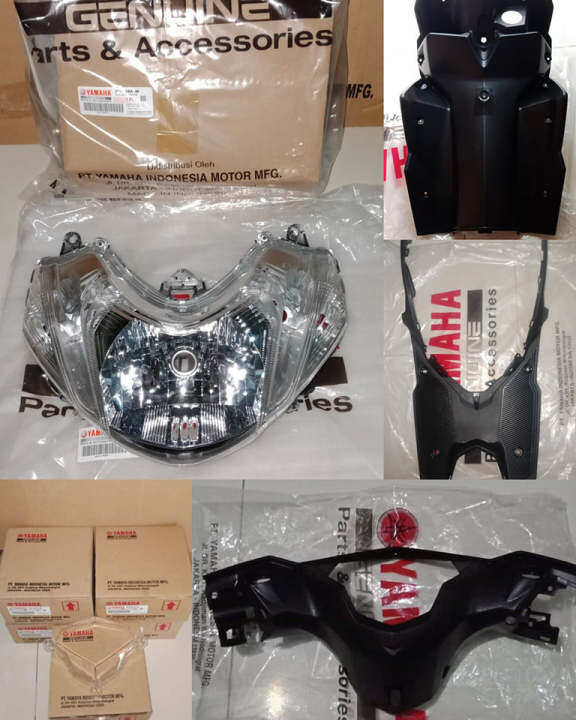 MiO i 125 DIBDIB HEADLIGHT UNIT BATOK FOOTBOARD SPEEDOMETER LENS (SET