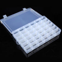 36 Grids DIY Adjustable Earrings Box Plastic Jewelry Bead Holder Fishing Hook Organizer Transparent Storage Container