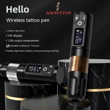 Ambition Soldier Wireless Tattoo Machine Pen Kit Motor Coreless Motor   TikTok