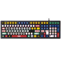 Creative Cute Pattern Desktop Keyboard Keycap Stickers For Computer Mechanical Keyboard Cover Universal 104 /108 Keys