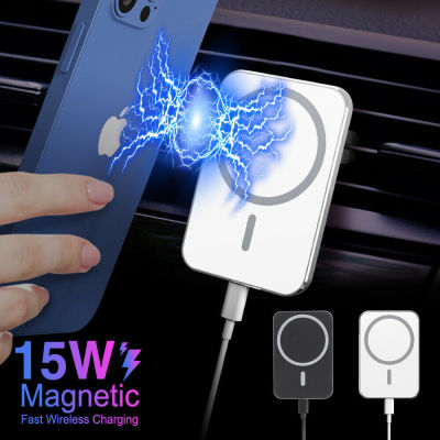 Magnetic Wireless Car Charger for iPhone 12 13 Pro Max 12 Mini Car Air Vent Mount Charger Fast Charging Car Phone Holder Car Chargers