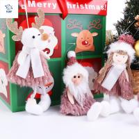 FGBP ปีใหม่ ของขวัญ เทศกาล อุปกรณ์ปาร์ตี้ การตกแต่งบ้าน จี้คริสต์มาส Snowman Elk สาวซานต้า อุปกรณ์คริสต์มาส จี้คริสต์มาส ตกแต่งคริสต์มาส ตุ๊กตาแขวน ตกแต่งต้นคริสต์มาส