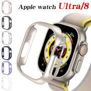 Ốp Bảo Vệ PC Cho Apple Watch 8 41Mm 45Mm Ốp Bảo Vệ Khung Rỗng Cho Đồng Hồ